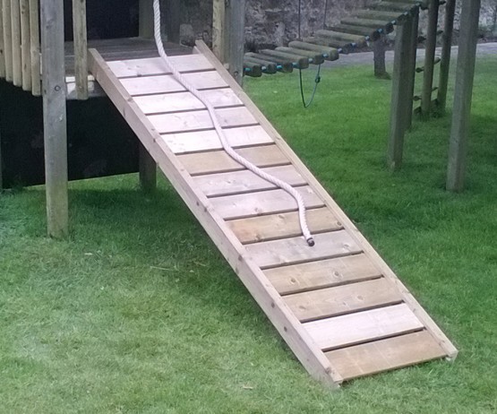 Climbing Ramp with Pull Rope