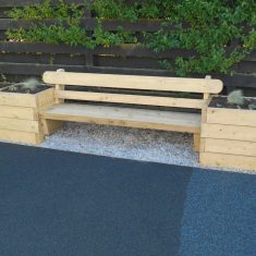 Seating and planter combination Bench and Planter Combination