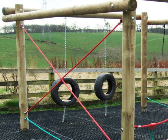 Agility Trail Activity Trail Hanging Tyres