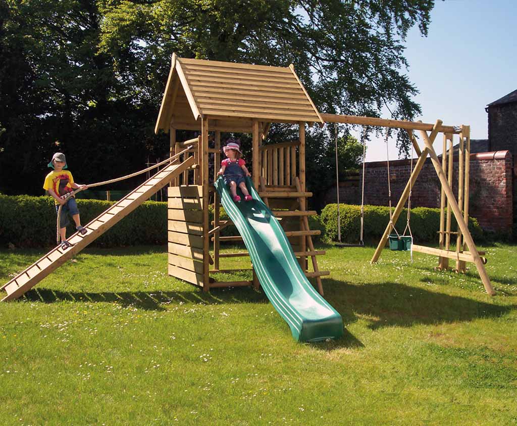 Garden Play Fort With Extension, Outdoor Play Fort