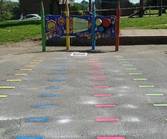 educational play safety surfacing playground markings