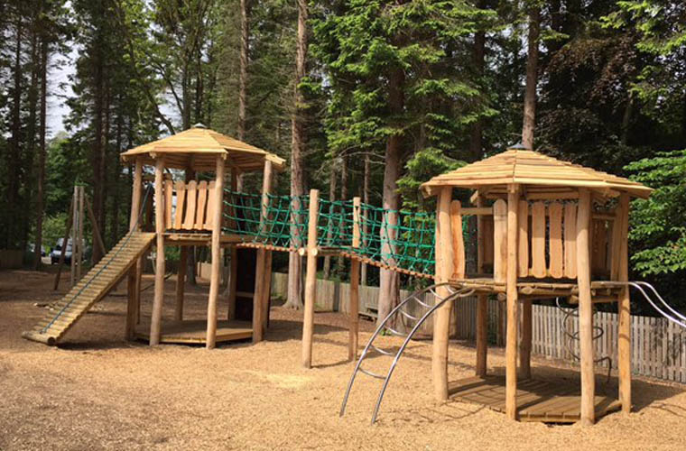 Completed play towers