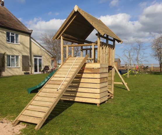 Garden Play Fort with extension GPFX