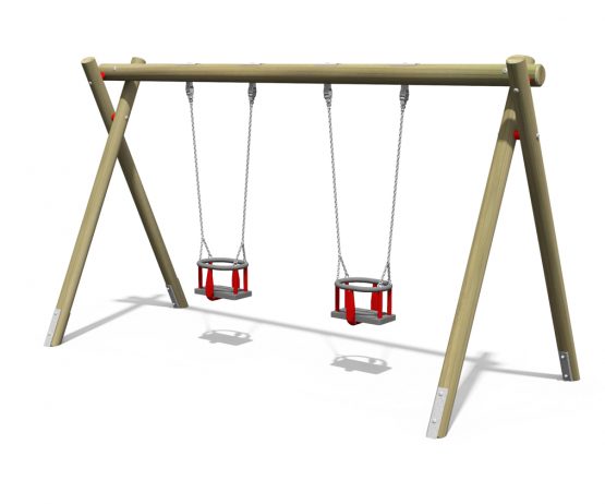 Commercial Play Junior double swings product listing image